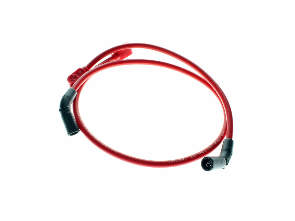 10.4mm Spark Plug Wire Set – Red. Fits Touring 2009-2016.