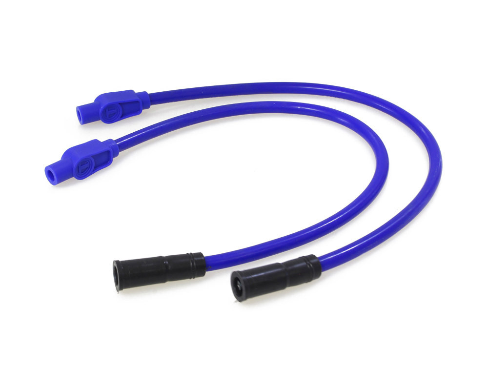 10.4mm Spark Plug Wire Set – Blue. Fits Touring 1999-2008 with EFI and Sportster 2004-2006.