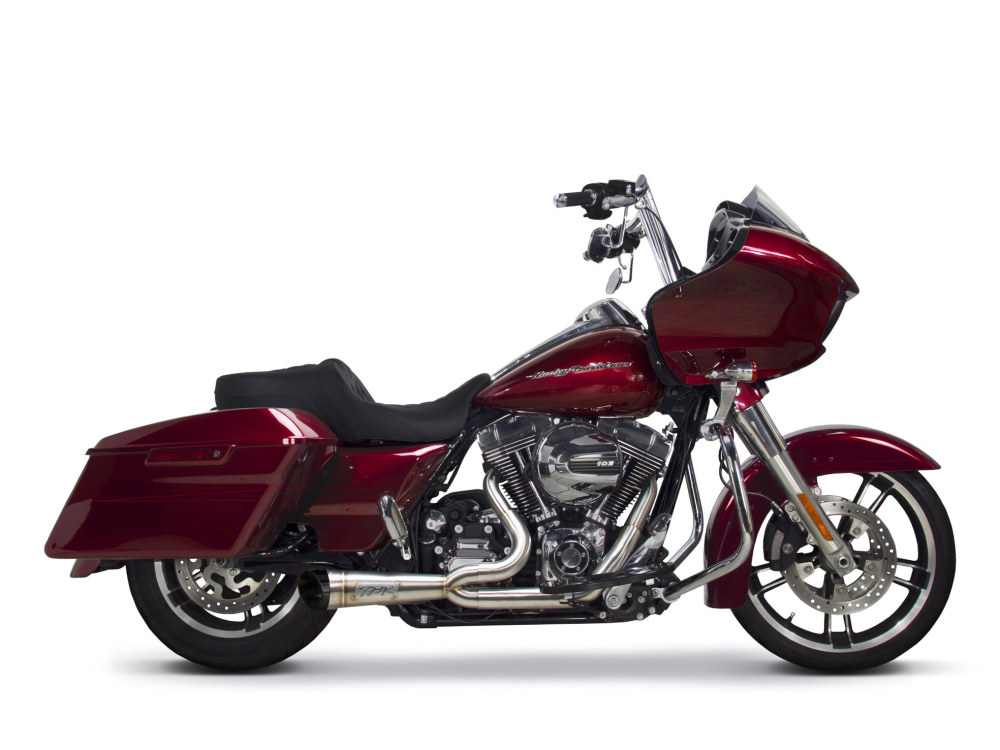 Shorty Turnout 2-into-1 Exhaust – Stainless Steel. Fits Touring 2009-2016.