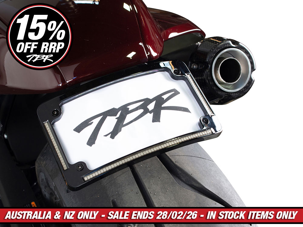 Tail Tidy Fender Eliminator Kit - Black with Run, Turn, Brake and Number Plate Lights. Fits Sportster S 2021up.