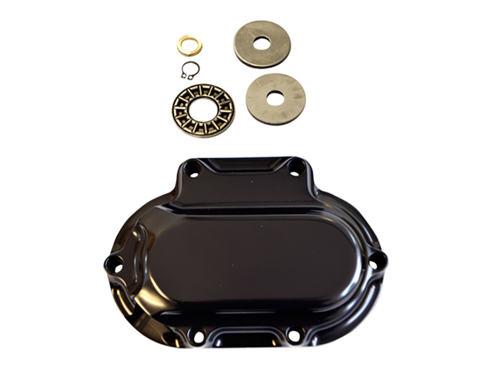 Hydraulic Clutch Cover - Gloss Black. Fits Softail 2007up, Dyna 2006-2017 & Touring 2007-2013.