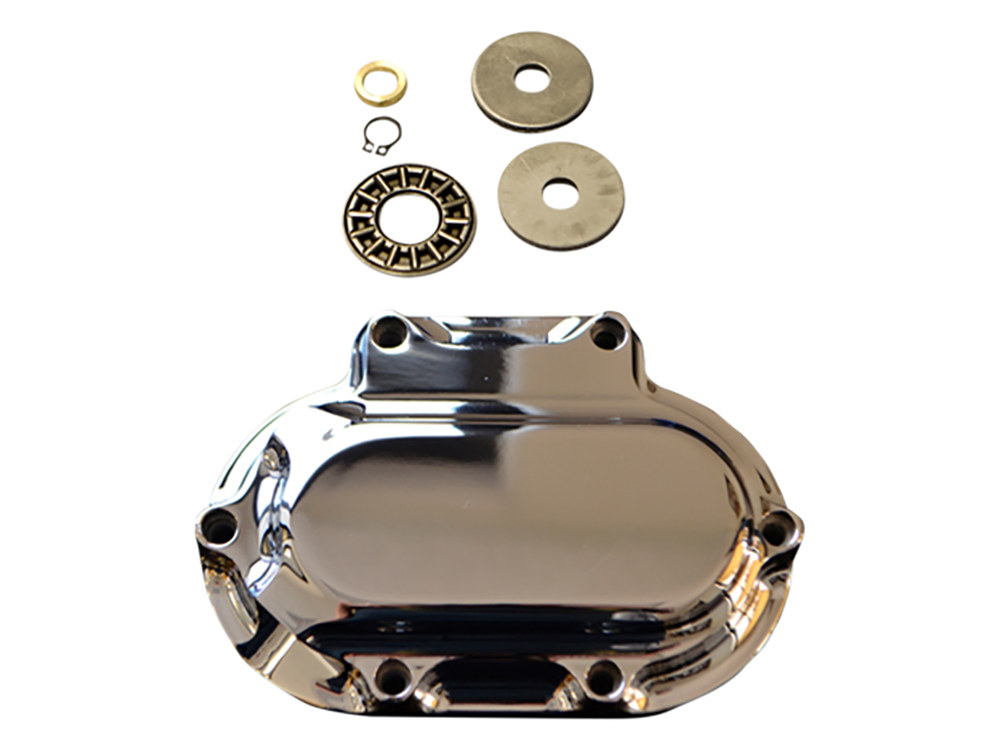 Hydraulic Clutch Cover - Chrome. Fits Softail 2007up, Dyna 2006-2017 & Touring 2007-2013.