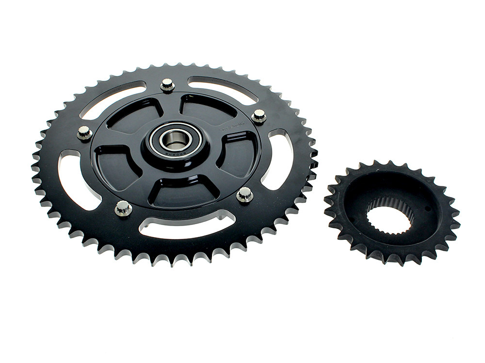 FLH Cush Drive Chain Conversion Kit with 54 Teeth Sprocket. Fits Touring 2009up.