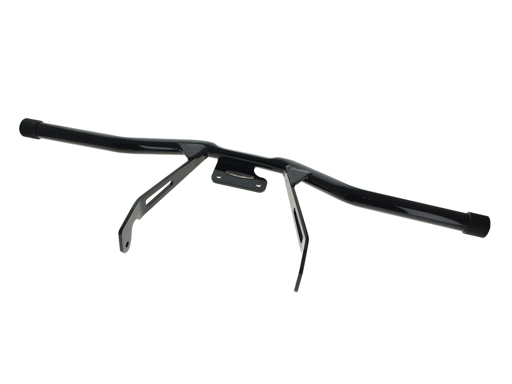 Assault Front Crashbar - Gloss Black. Fits Touring 2018-2023.