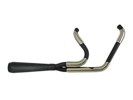 Assault 2-into-1 Exhaust – Black. Fits Dyna 2006-2017.