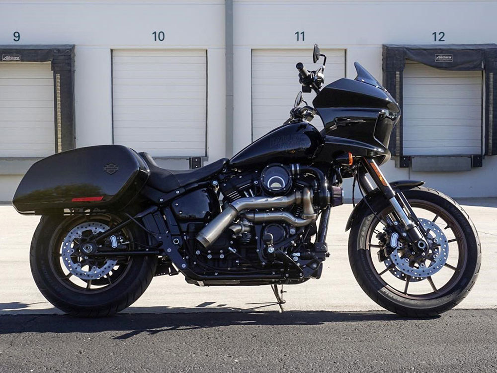 Tornado Turbo Kit - Stainless Exhaust, Black Billet. Fits Touring 2017-2023 and Softail 2018-2024