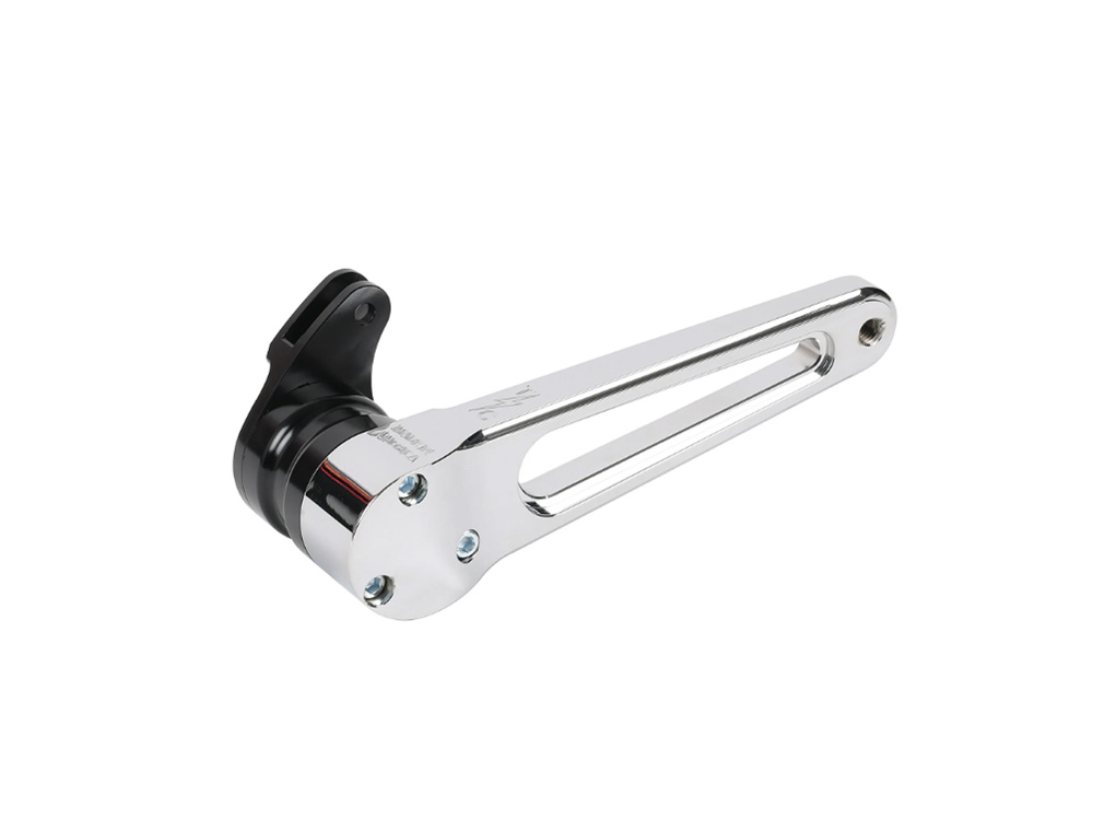 Adjustable Bagger Brake Arm - Chrome. Stock Length. Fits Touring 2014up.