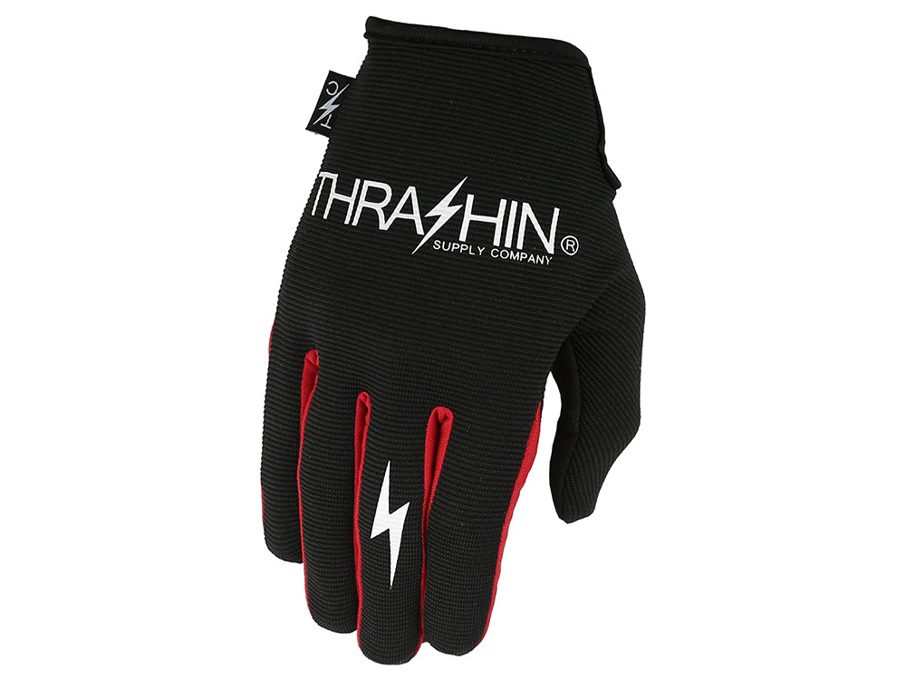 Black & Red Stealth Gloves - Size X-Large.