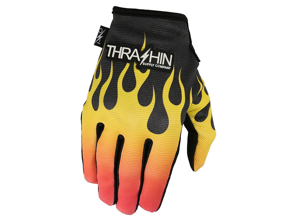 Hot Rode Flame Stealth Gloves - Size X-Large.
