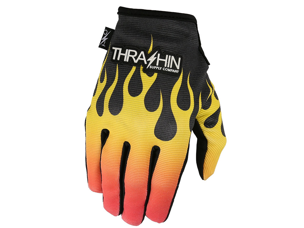 Hot Rode Flame Stealth Gloves – Size 2X-Large.