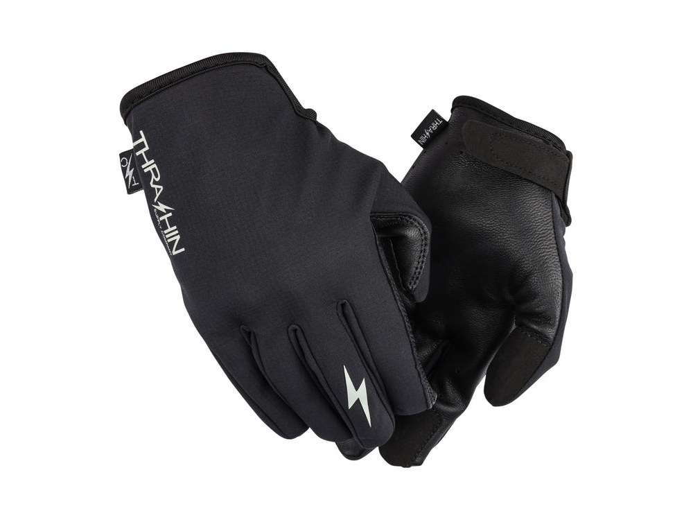 Black Stealth Windbreaker Gloves – Size Large
