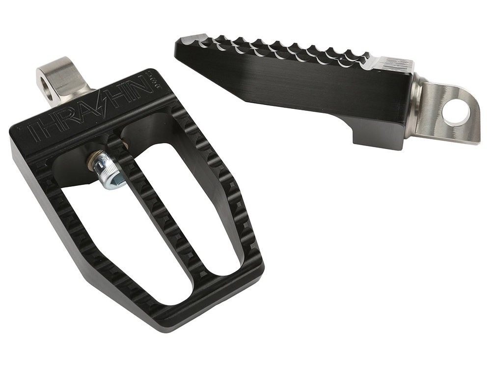 Militant Footpegs with HD Male Mount – Black.