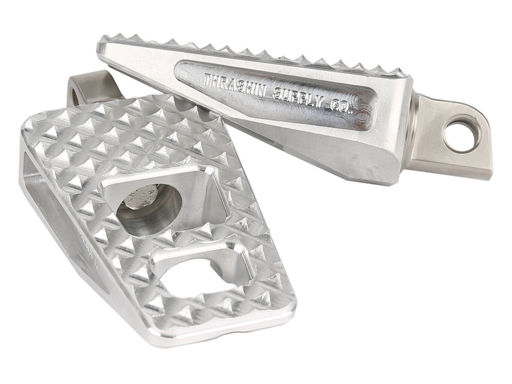 P-54 Footpegs with HD Male Mount – Silver.