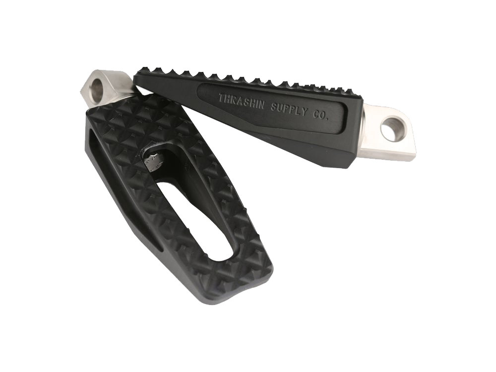 P-54 Slim Footpegs with HD Male Mount - Black.