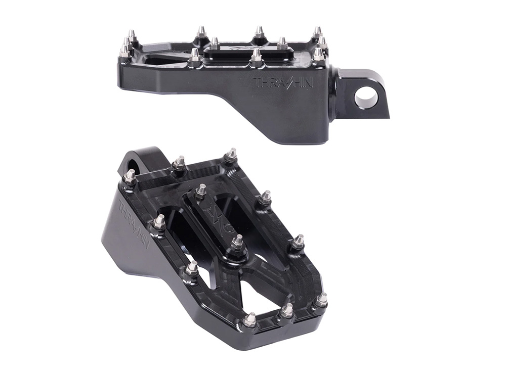 Aggressor Footpegs - Black.