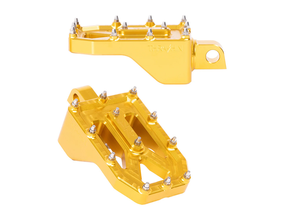 Aggressor Footpegs - Gold.
