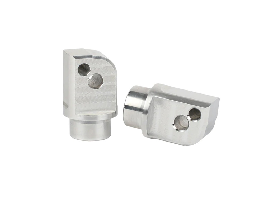 Thrashin Rear Footpeg Mounts - Raw. Fits Softail 2018up Rear Passenger