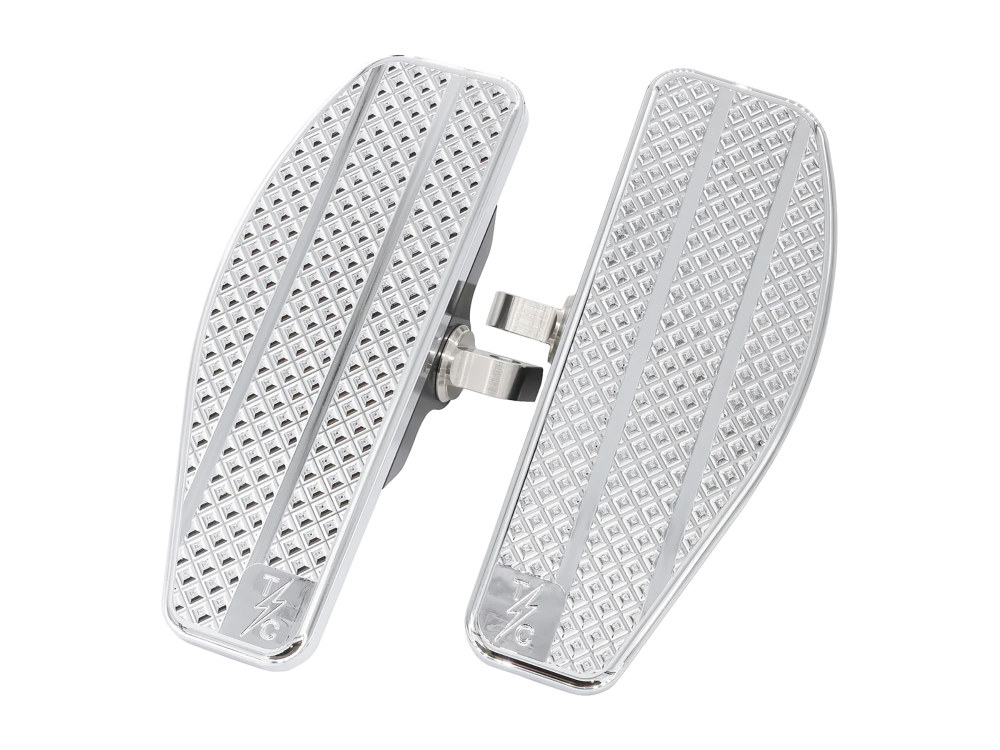 Mini Floorboards with HD Male Mount - Chrome