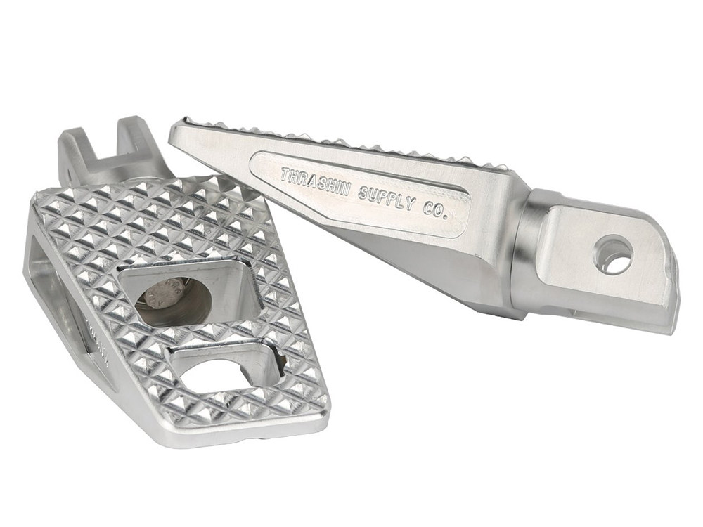 P-54 Footpegs – Silver. Fits Softail 2018up Front.