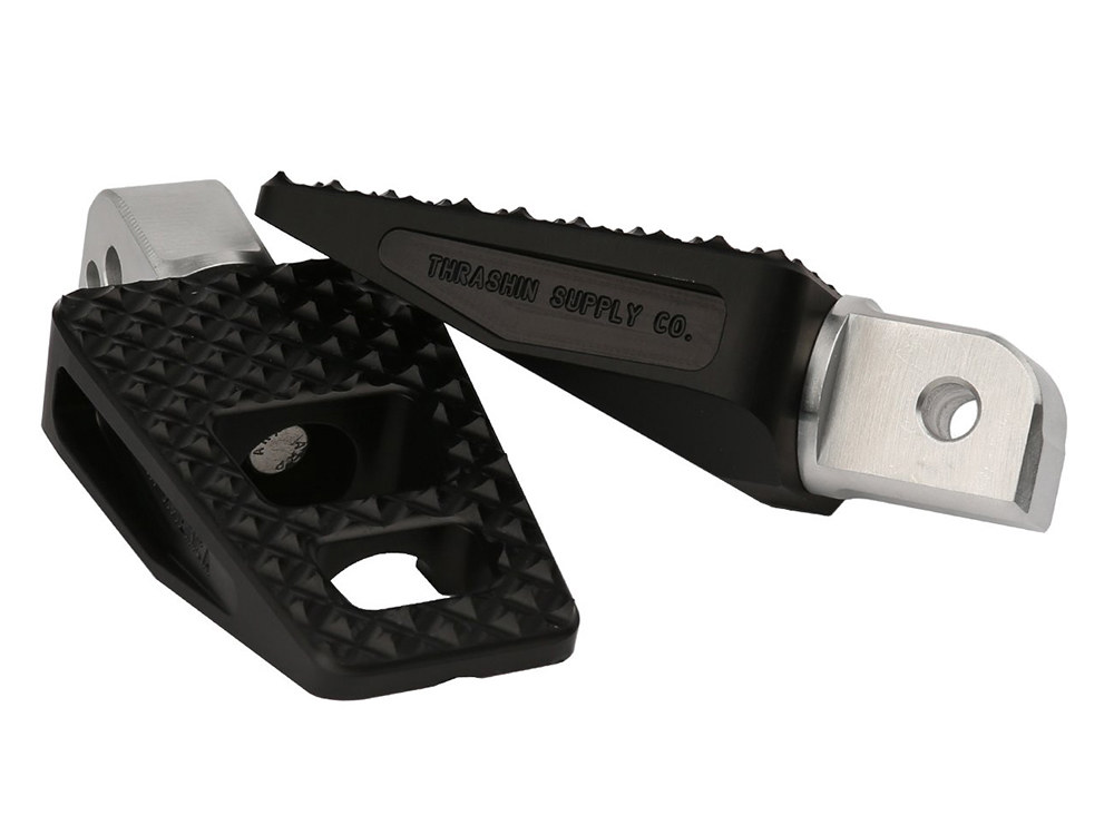 P-54 Footpegs - Black. Fits Softail 2018up Rear Passenger