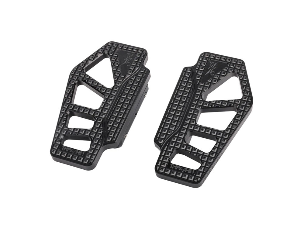 Apex Rear/Passenger Floorboards - Black. Fits Touring 1983up