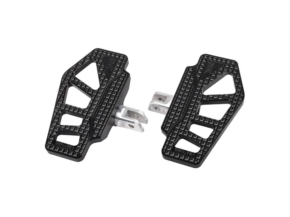 Apex Mini Rider Floorboards – Black. Fits Front on Softail 2018up.