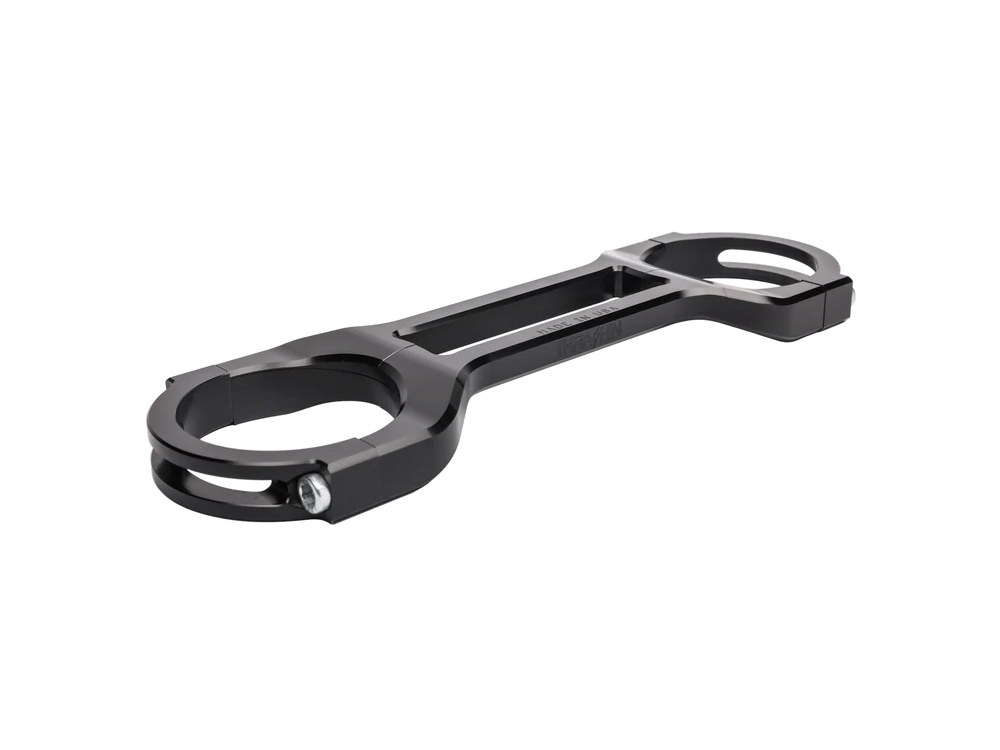 Billet Fork Brace - Black. Fits 49mm Dyna Mid-Glide 2006-2017.