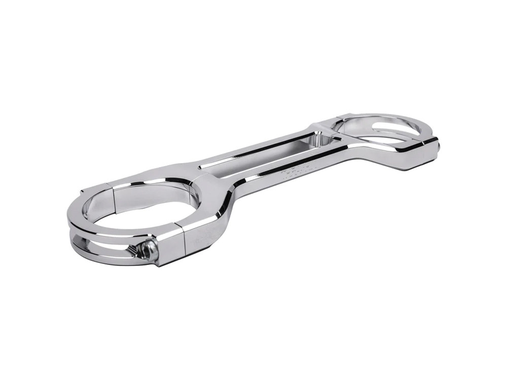 Billet Fork Brace - Chrome. Fits 49mm Dyna Mid-Glide 2006-2017.