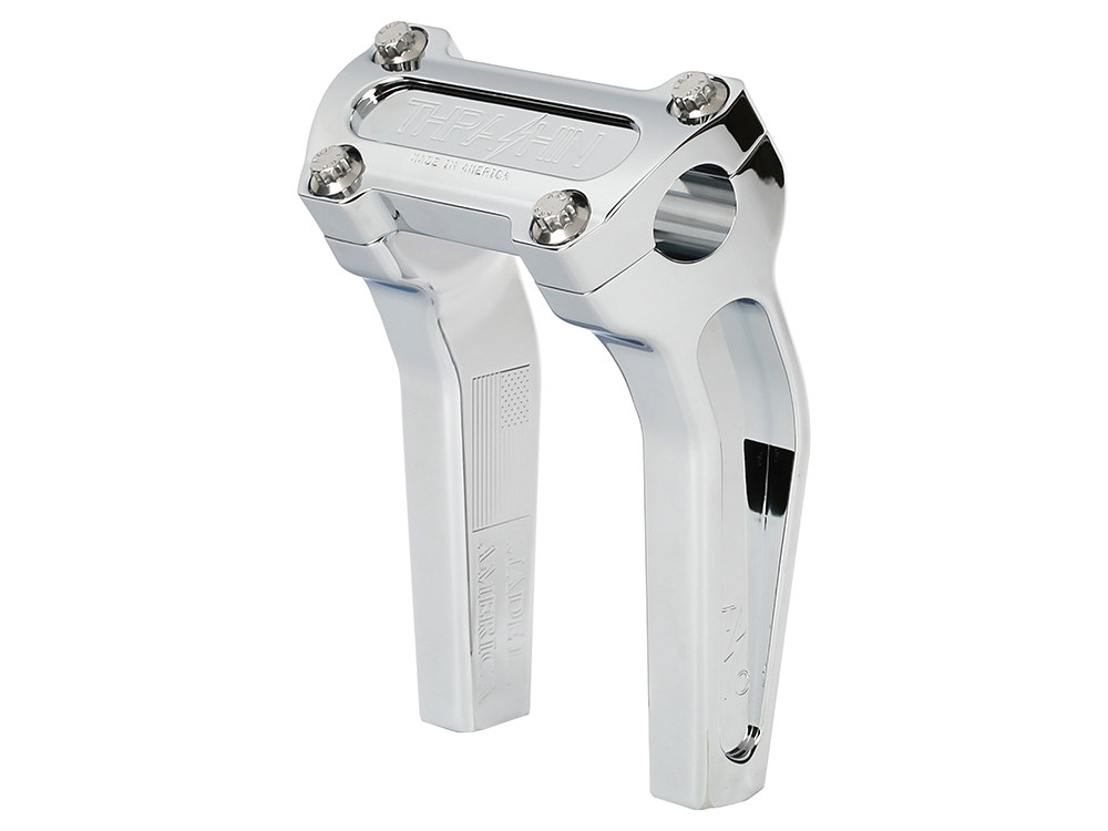 6.5in. Pull Back Thrashin Risers - Chrome. Fits 1in. Handlebar