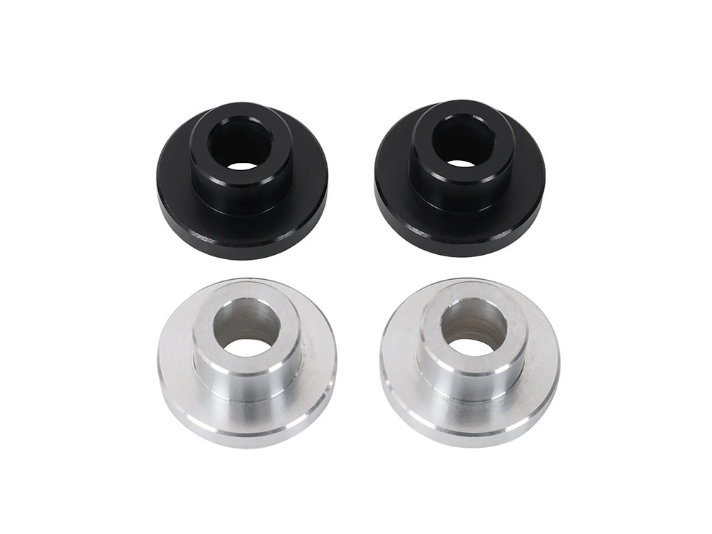 Solid Handlebar Mount Kit - Black & Raw. Fits Softail 2018up & Touring 2017up