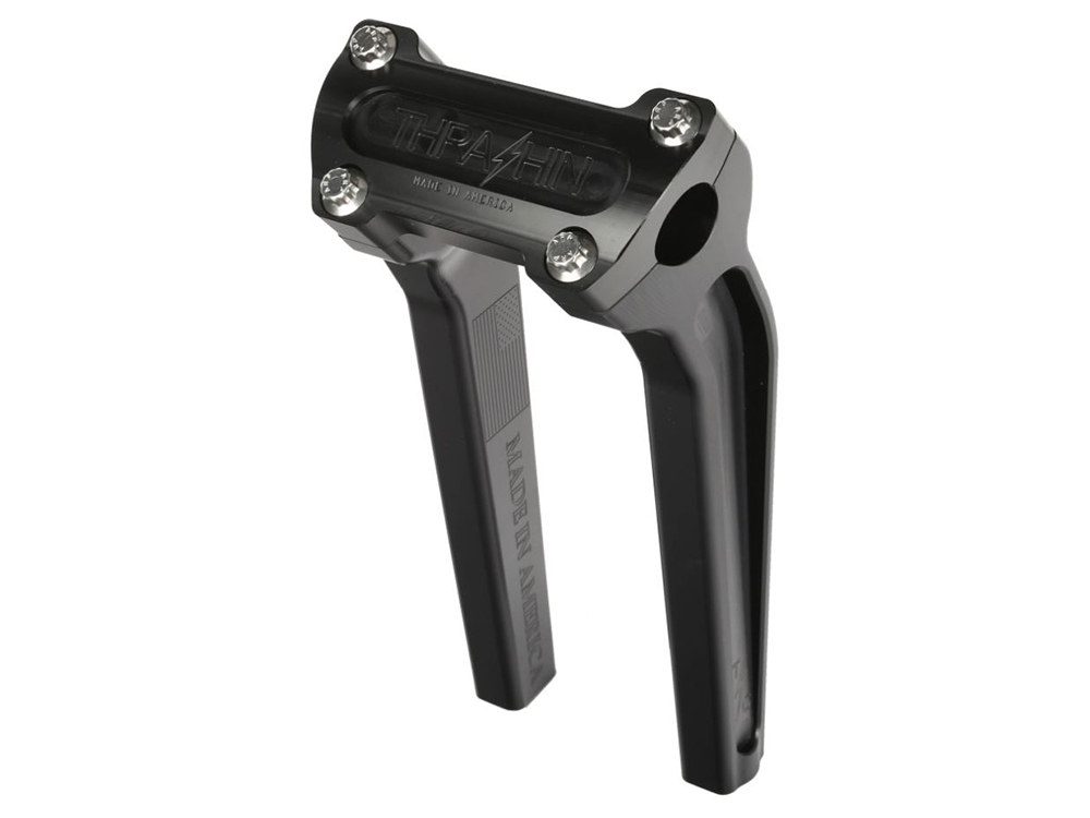 9.5in. Pull Back Thrashin Risers - Black. Fits 1in. Handlebar