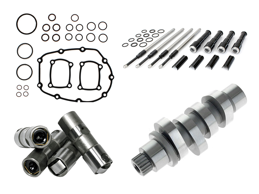TTS185 Performance Cam Kit - Black Pushrods. Fits Gen 2 Milwaukee-Eight 2024up. Street Glide, Road Glide & CVO Road Glide ST 2024up, Touring 2025up & Softail 2025up