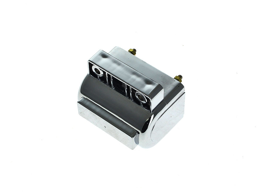 Ignition Coil - Chrome. Fits Big Twin & Sportster 1965-1998 with Points