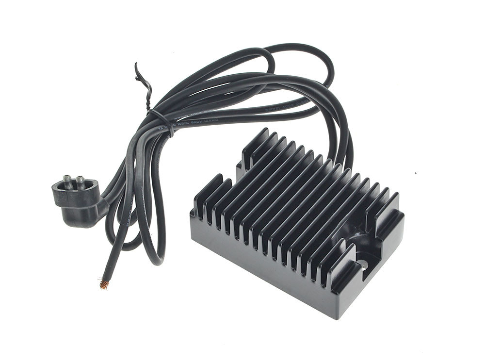 Regulator - Black. Fits Softail 1989-1999, Dyna 1991-1998, FXR 1989-1998 & Touring 1989-1996