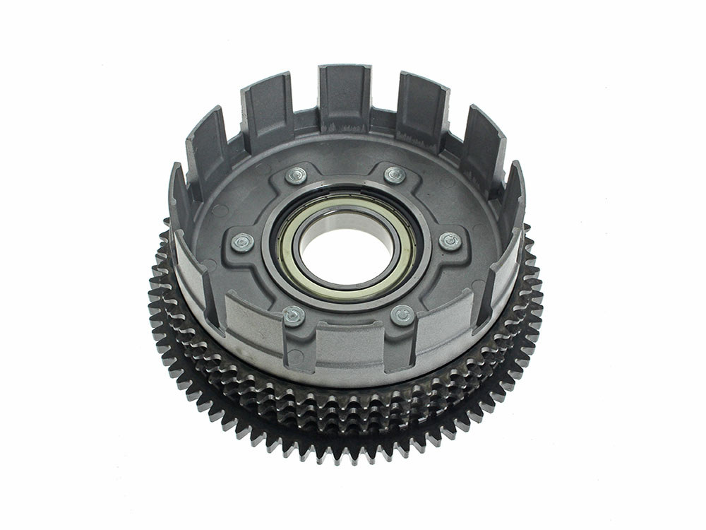 Alternator Rotor with Clutch Basket & Sprocket. Fits Sportster 1984-1990