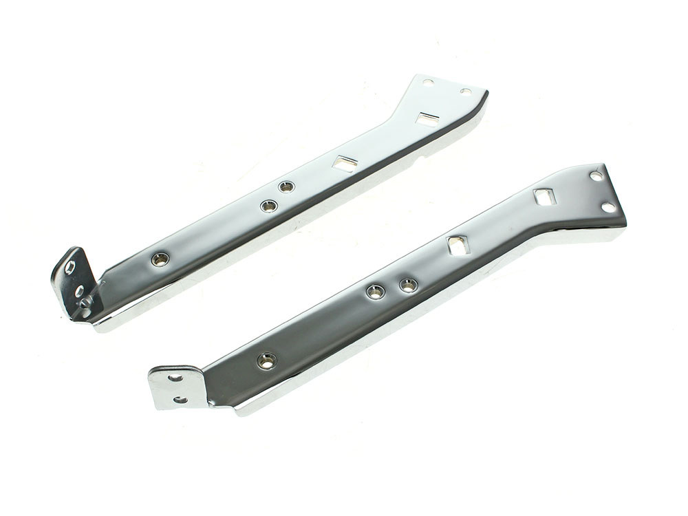 Heavy-Duty Saddlebag Rail Supports Brackets. Fits Touring 1985-2008