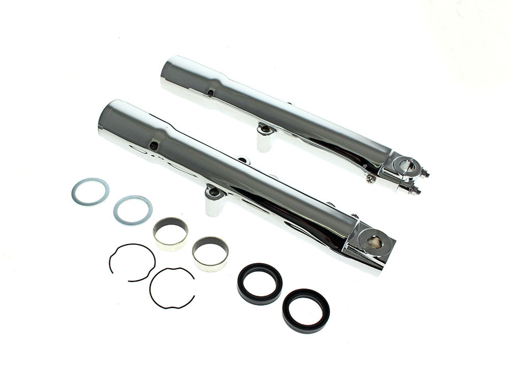 Fork Sliders - Chrome. Fits FL Softail 1986-1999