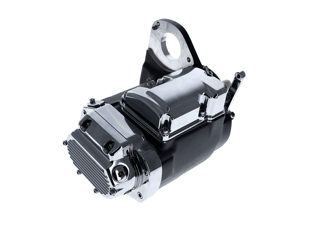V-Factor 6 Speed Overdrive Transmission - Black Finish. Fits Softail 1990-1999