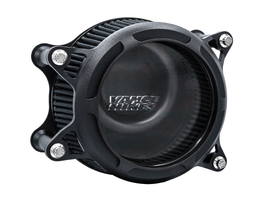 VO2 Insight Air Cleaner Kit – Wrinkle Black. Fits Twin Cam 1999-2017 with CV Carb or Cable Operated Delphi EFI