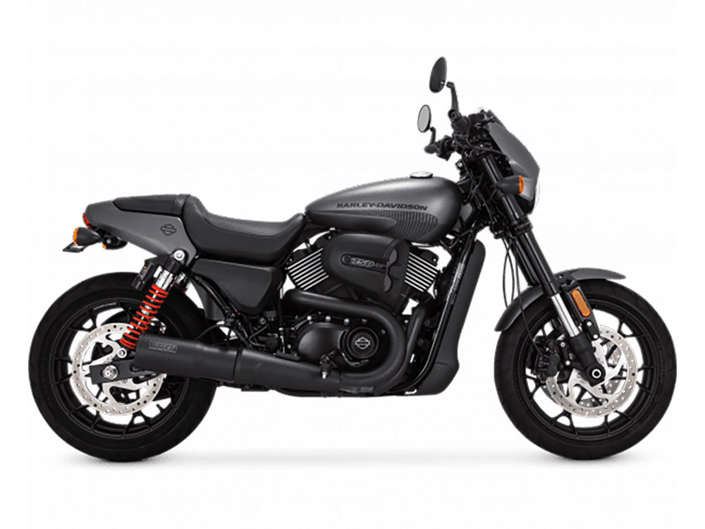 Hi Output Slip-On Muffler - Black with Black End Cap. Fits Street 2015-2020.