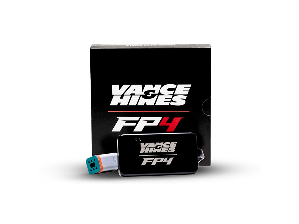Vance & Hines Fuelpak FP4 Fuel Tuner - Grey CAN 6 Pin. Fits Softail 2011-2020, Dyna 2012-2017, Touring 2014-2020, Sportster 2014-2020 & Street 2015-2020
