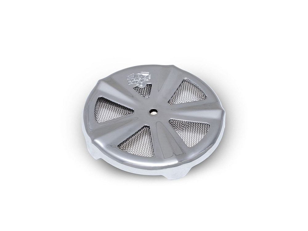VO2 Skullcap Crown - Chrome. Fits Vance & Hines VO2 Naked Air Intake