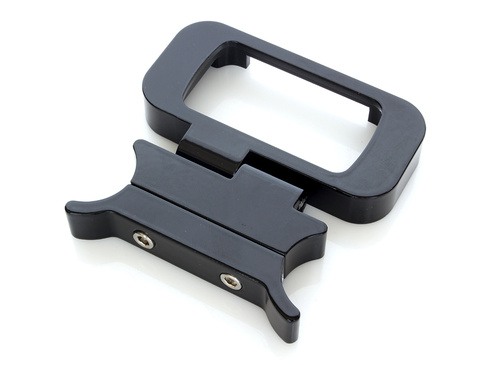 Adjustable Gauge Mount - Gloss Black. Fits Street Bob & Breakout 2018up & Standard 2020up.