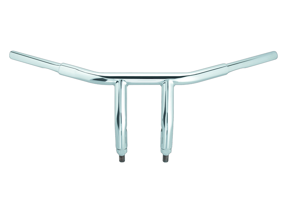 6in. x 1-1/4in. Chubby Drag T-Bar Handlebar - Chrome. Fits OEM Softail Springer 1988-2009