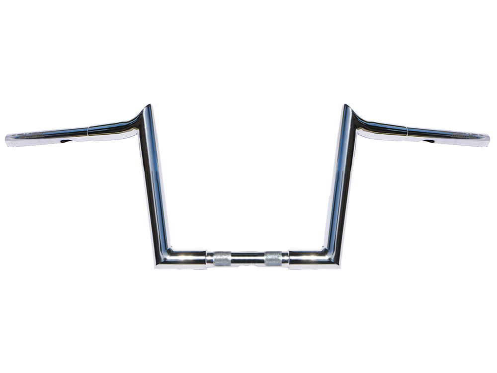 10in. x 1-1/4in. Chubby Hooked Ape Hanger Handlebar - Chrome.