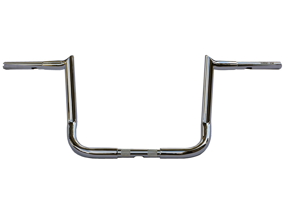 12in. x 1-1/4in. Chubby Bagger Hooked Ape Hanger Handlebar - Chrome. Fits Ultra Models 1996-2024 and Street Glide 1996-2023