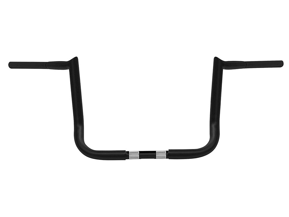 12in. x 1-1/4in. Chubby Bagger Hooked Ape Hanger Handlebar – Gloss Black. Fits Touring 1996up with Batwing Fairing