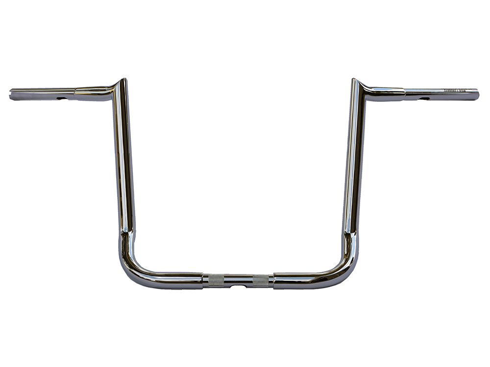 16in. x 1-1/4in. Chubby Bagger Hooked Ape Hanger Handlebar – Chrome. Fits Ultra and Street Glide Models 1996up