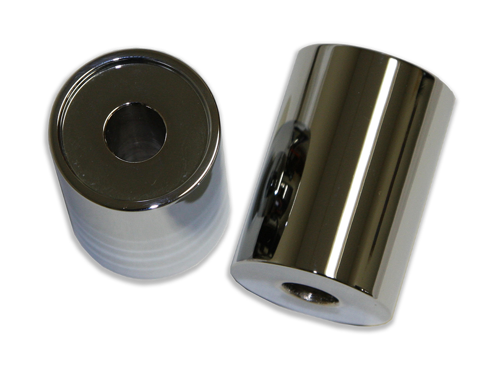 2in. Tall x 1-1/4in. Thick Riser Spacers – Chrome.