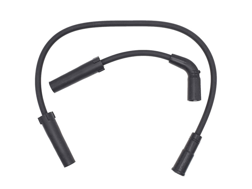 8mm Spark Plug Wire Set - Black. Fits Touring 1999-2007 with Carb and Sportster 2007-2021